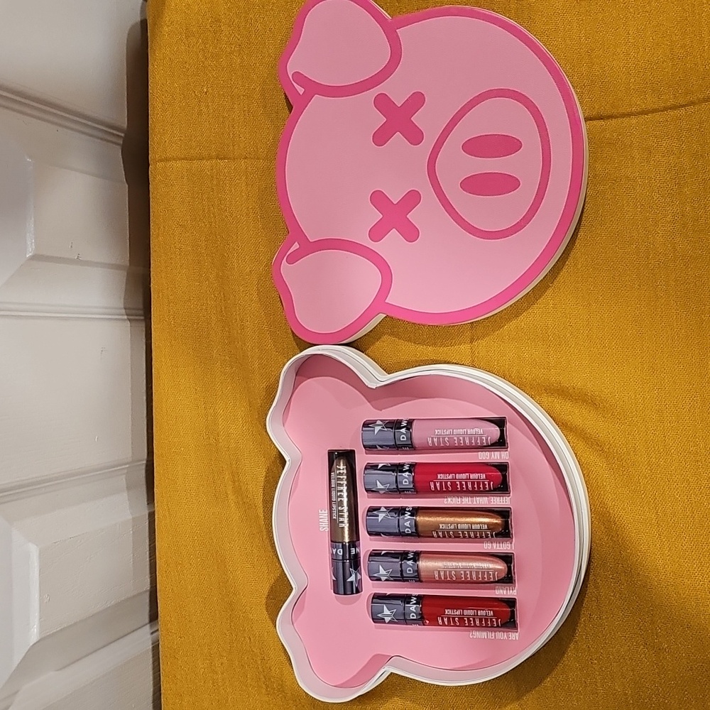 Jeffree Star X Shane Dawson Velour Liquid Lipstick Pig Set NIB Limited Edition